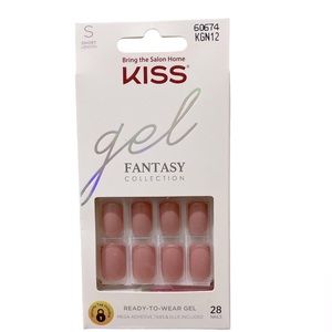KISS Gel Fantasy Ready-To-Wear Fake Nails - Pink - 28ct
